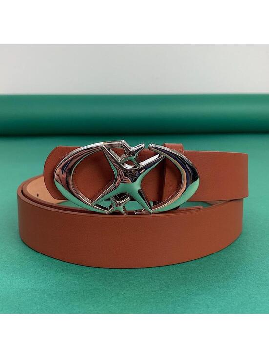 Accessories - Vintage Y2K Brown Punk Cyber Star Moon Belt